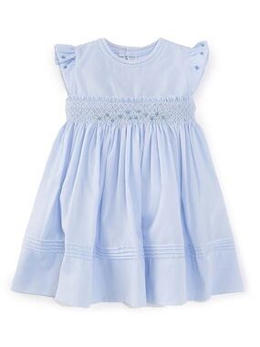 NEW ✨ Feltman Brothers Light Blue Garden Rose Smocked Dress